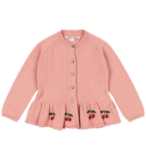 Konges Sløjd Cardigan - Strik - Cypres - Rosette Konges Sløjd Cardigan - Strik - Cypres - Rosette