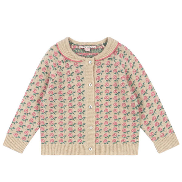 Konges Sløjd Cardigan - Strik - Uld/Akryl - Rose Konges Sløjd Cardigan - Strik - Uld/Akryl - Rose