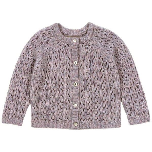 Konges Sløjd Cardigan - Uld - Strik - Isa - Lavender Mist Konges Sløjd Cardigan - Uld - Strik - Isa - Lavender Mist
