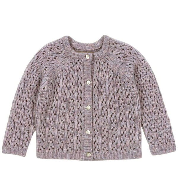 Konges Sløjd Cardigan - Uld - Strik - Isa - Lavender Mist