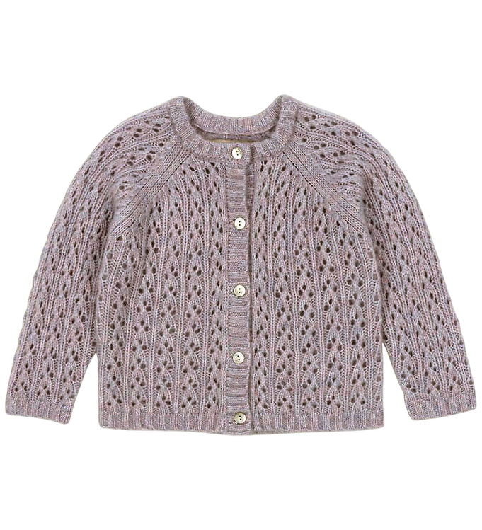 Konges Sløjd Cardigan - Uld - Strik - Isa - Lavender Mist