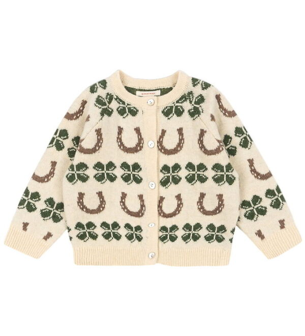 Konges Sløjd Cardigan - Uld/Polyamid - Belou - Clover Konges Sløjd Cardigan - Uld/Polyamid - Belou - Clover