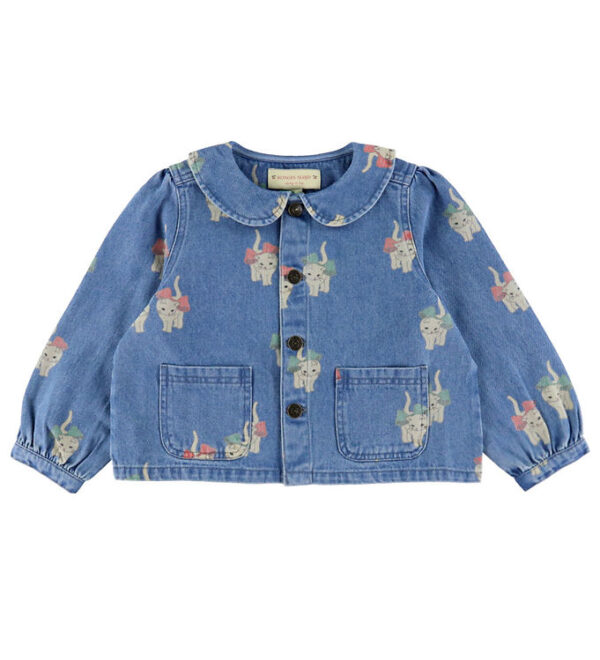 Konges Sløjd Denimjakke - Magot - Bow Kitty Denim Konges Sløjd Denimjakke - Magot - Bow Kitty Denim