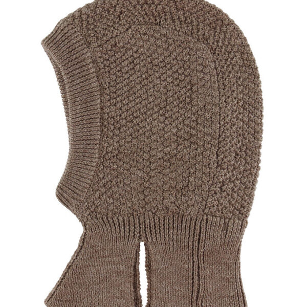 Konges Sløjd Elefanthue - Uld - 1-Lags - Strik - Fruity - Brun