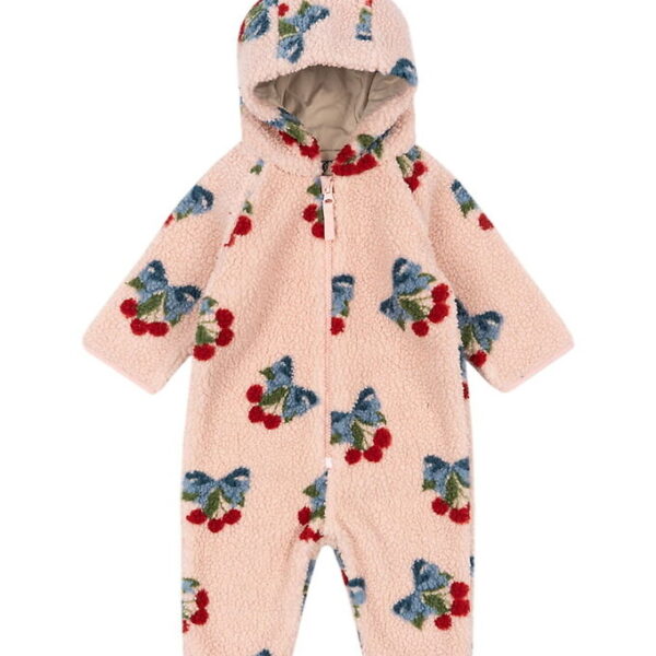 Konges Sløjd Fleecedragt - Teddy - Amarena Rose