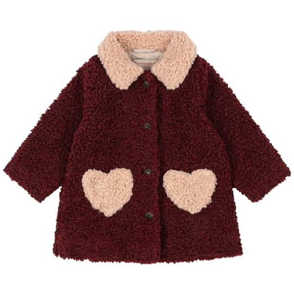 Konges Sløjd Fleecefrakke - Teddy - Calin - Cabernet