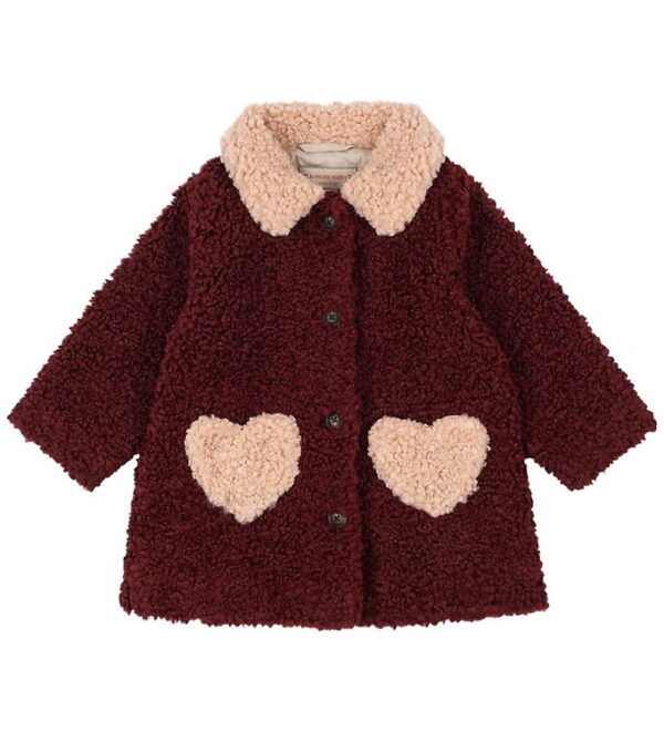 Konges Sløjd Fleecefrakke - Teddy - Calin - Cabernet