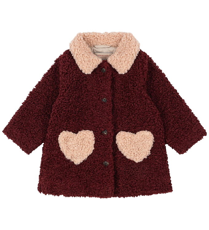 Konges Sløjd Fleecefrakke - Teddy - Calin - Cabernet
