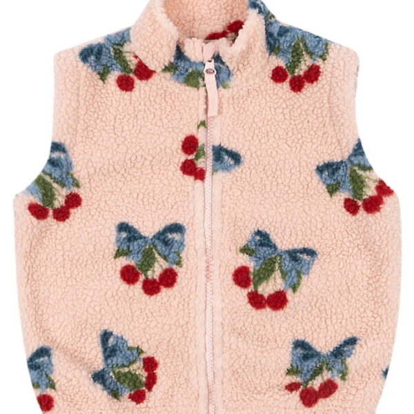 Konges Sløjd Fleecevest - Jody - Amarena Rose