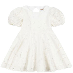 Konges Sløjd Kjole - Glasie - Antique White m. Broderie Anglaise