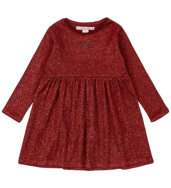 Konges Sløjd Kjole - Roli - Red Dahlia m. Glimmer
