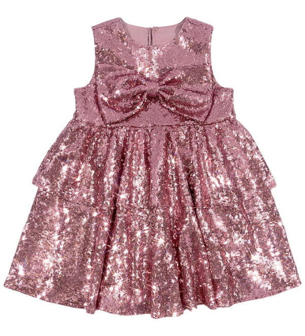 Konges Sløjd Kjole - Rosie - Mellow Rose m. Pailletter