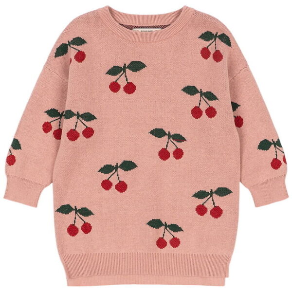 Konges Sløjd Kjole - Strik - Lapis - Cherry