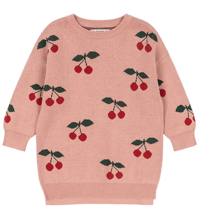 Konges Sløjd Kjole - Strik - Lapis - Cherry