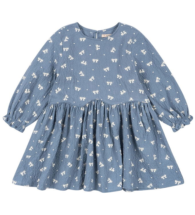 Konges Sløjd Kjole - Vida - Boucle Blue