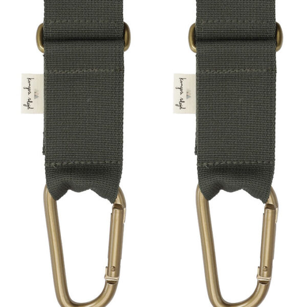 Konges Sløjd Klapvognsstropper - 2-pak - Moss Grey
