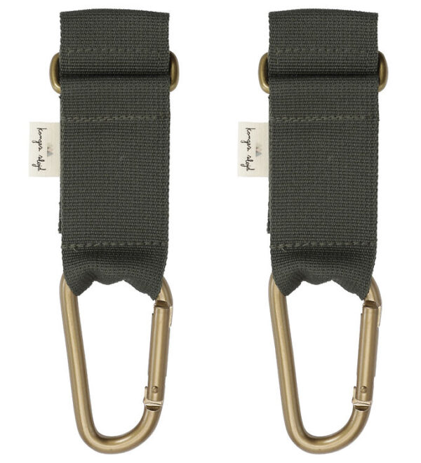 Konges Sløjd Klapvognsstropper - 2-pak - Moss Grey