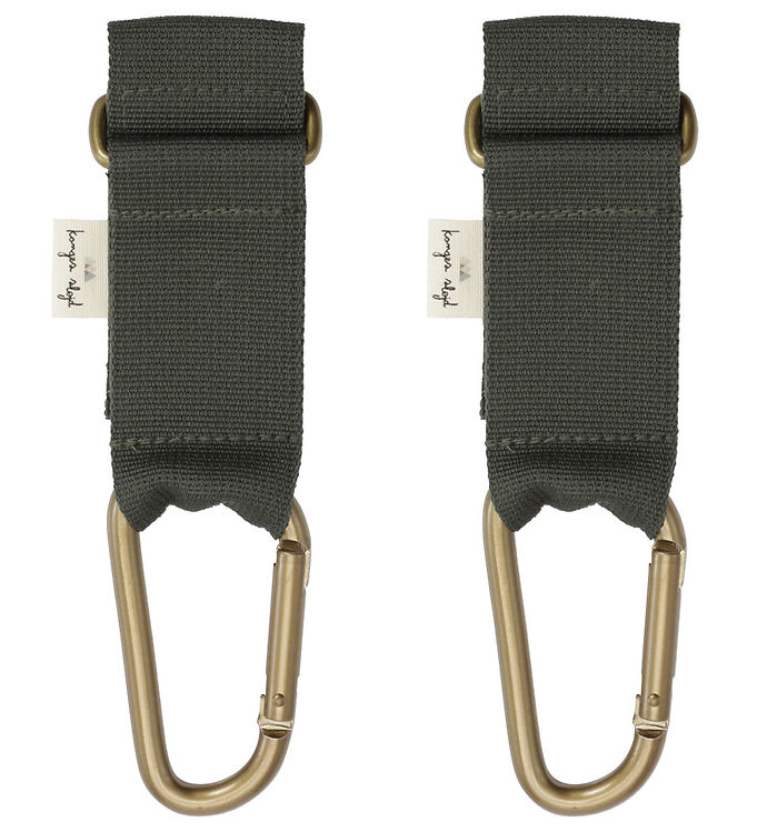 Konges Sløjd Klapvognsstropper - 2-pak - Moss Grey