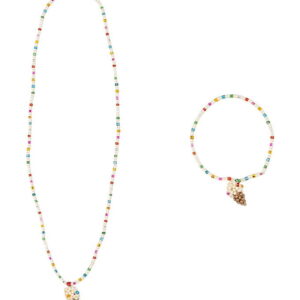 Konges Sløjd Konges Sløjd Smykkesæt - Armbånd/Halskæde - Ice Cre