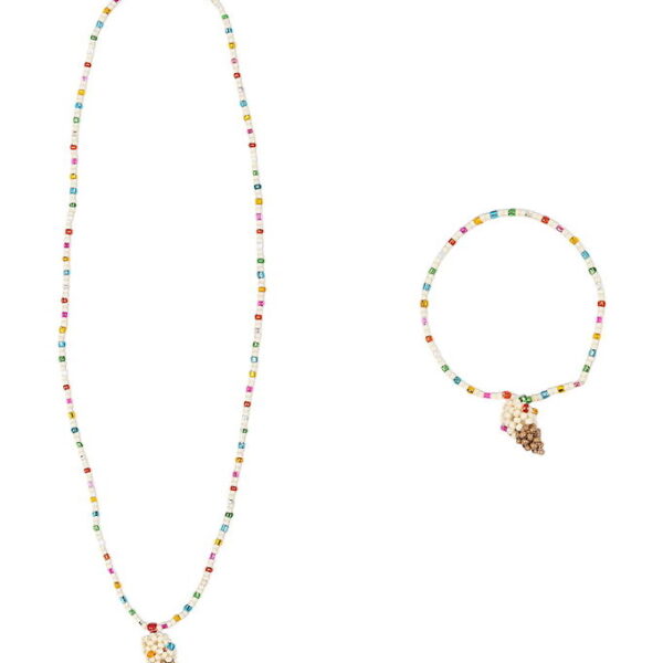 Konges Sløjd Konges Sløjd Smykkesæt - Armbånd/Halskæde - Ice Cre