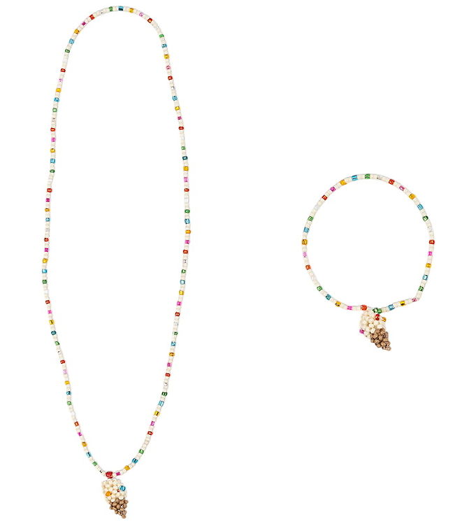 Konges Sløjd Konges Sløjd Smykkesæt - Armbånd/Halskæde - Ice Cre