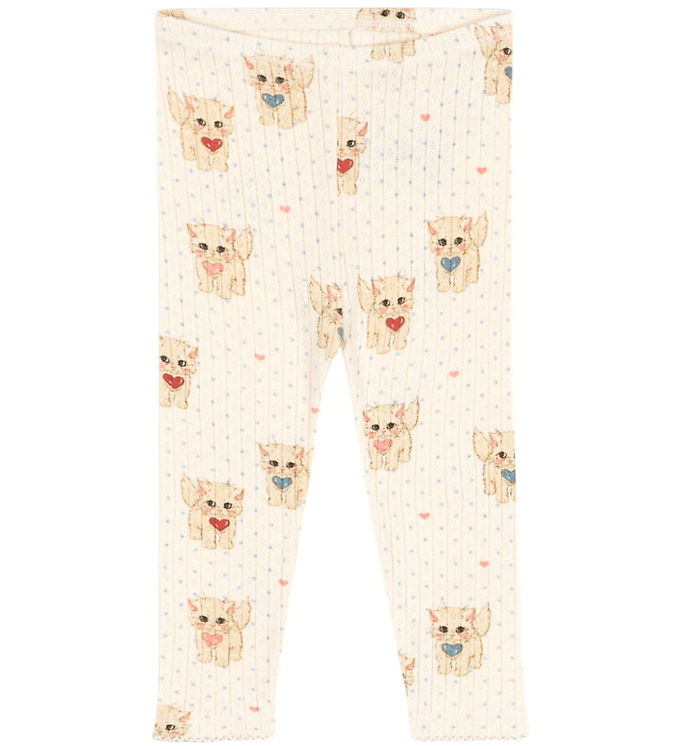 Konges Sløjd Leggings - Minnie - Miao Amore m. Hulmønster