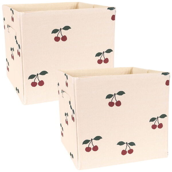 Konges Sløjd Opbevaringskasser - 2-pak - Cherry Konges Sløjd Opbevaringskasser - 2-pak - Cherry