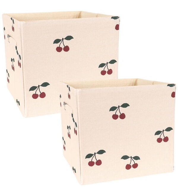 Konges Sløjd Opbevaringskasser - 2-pak - Cherry Konges Sløjd Opbevaringskasser - 2-pak - Cherry