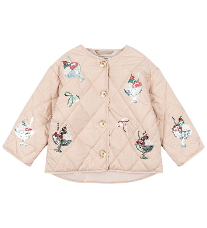 Konges Sløjd Overgangsjakke - Flora Sequin - Gelato