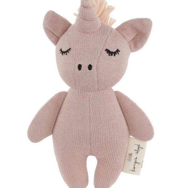 Konges Sløjd Rangle - Mini Unicorn - Rose Fawn Konges Sløjd Rangle - Mini Unicorn - Rose Fawn