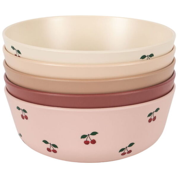 Konges Sløjd Skåle - 5-pak - Cherry Mix