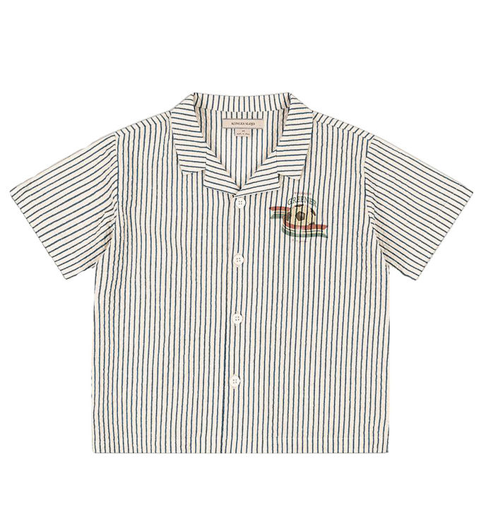 Konges Sløjd Skjorte - Elliot - Stripe Blue