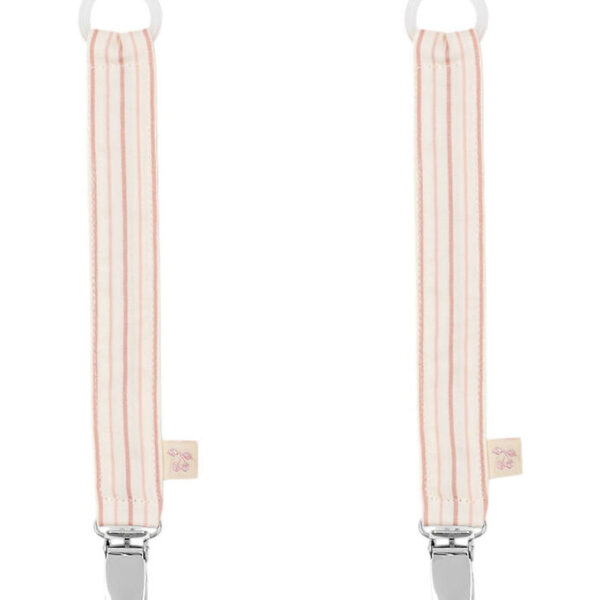 Konges Sløjd Suttesnore - 2-pak - Stripie Petite Rose