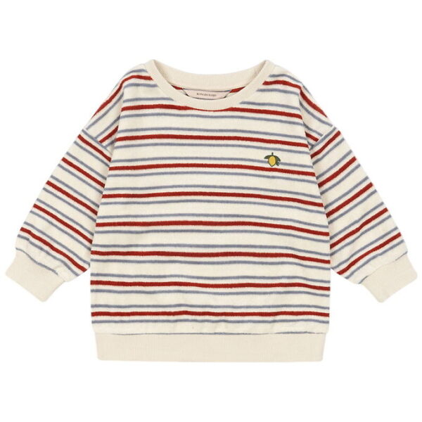 Konges Sløjd Sweatshirt - Frotté - Itty - Stripe Winds Konges Sløjd Sweatshirt - Frotté - Itty - Stripe Winds