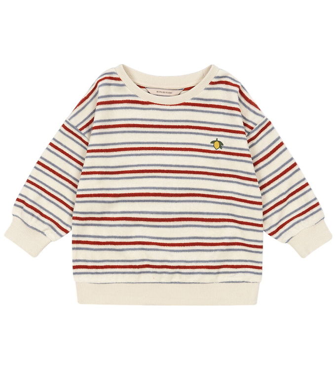 Konges Sløjd Sweatshirt - Frotté - Itty - Stripe Winds