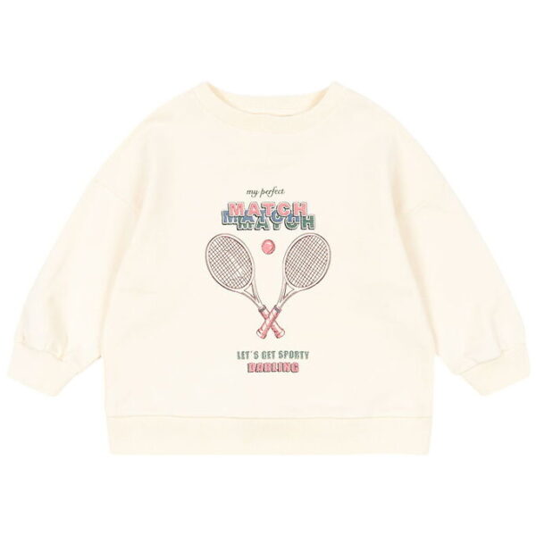 Konges Sløjd Sweatshirt - Loupy Lou - Buttercream m. Print