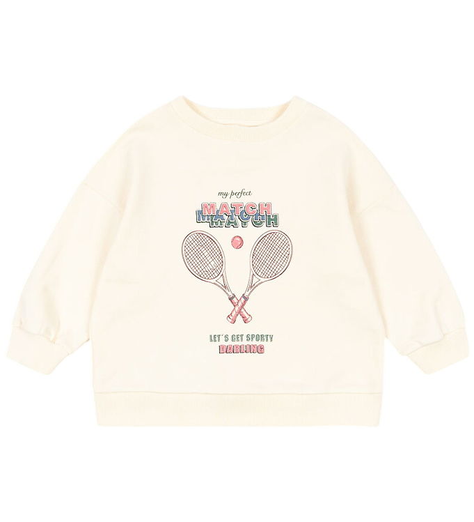 Konges Sløjd Sweatshirt - Loupy Lou - Buttercream m. Print