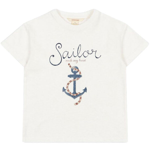 Konges Sløjd T-shirt - Era - Off White/Sailor