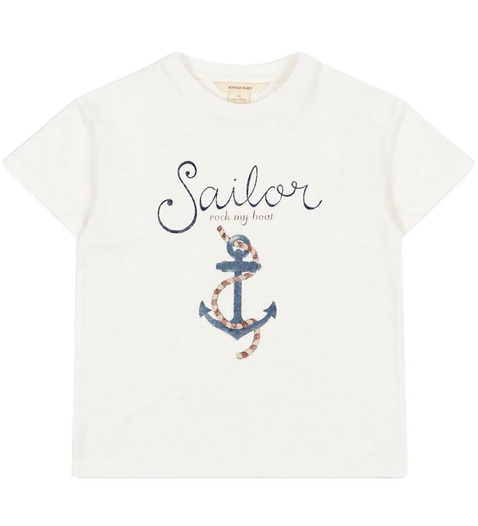 Konges Sløjd T-shirt - Era - Off White/Sailor
