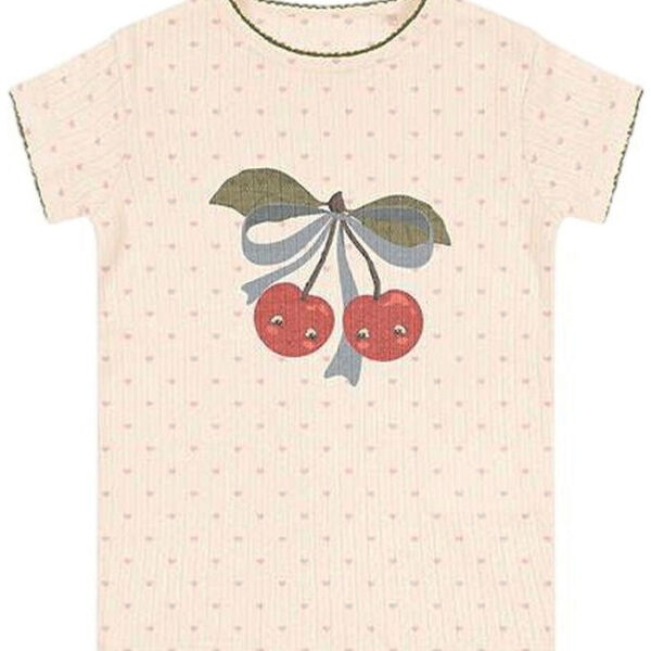 Konges Sløjd T-shirt - Hulmønster - Minnie - Minnie Coeur Konges Sløjd T-shirt - Hulmønster - Minnie - Minnie Coeur