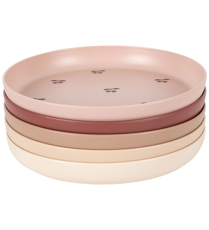 Konges Sløjd Tallerkener - 5-Pak - Cherry Mix