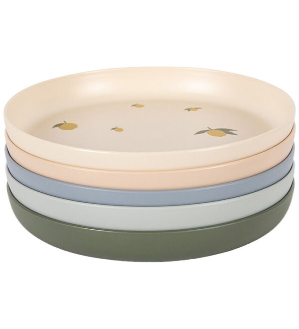 Konges Sløjd Tallerkener - 5-Pak - Lemon Mix