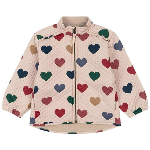 Konges Sløjd Termojakke m. Fleece - Frill - Bon Coeur Coloré Konges Sløjd Termojakke m. Fleece - Frill - Bon Coeur Coloré