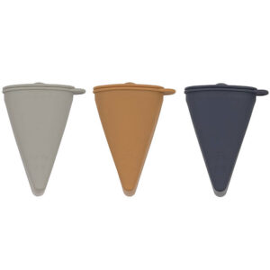 Konges Sløjd Trekantede Isforme - 3-pak - Silikone - Ocean