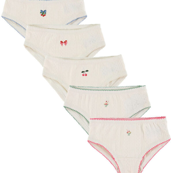 Konges Sløjd Trusser - 5-pak - Minna - Antique White Konges Sløjd Trusser - 5-pak - Minna - Antique White