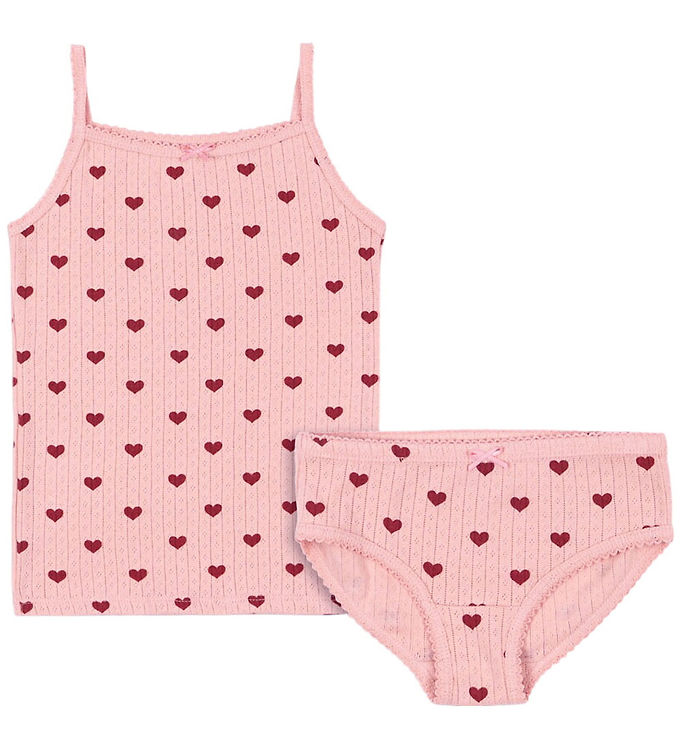 Konges Sløjd Undertøj - Minnie - Amour Rouge m. Hulmønster Konges Sløjd Undertøj - Minnie - Amour Rouge m. Hulmønster