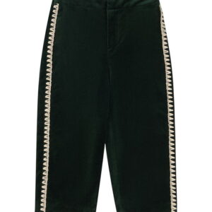 Konges Sløjd Velourbukser - Rocky - Dark Green