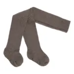 Kravle Strømpebukser Uld - Brown melange - 6-12M