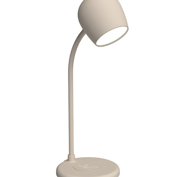 Kreafunk Lampe m. Oplader + Højtaler - Ellie - 12x32 cm - Ivory