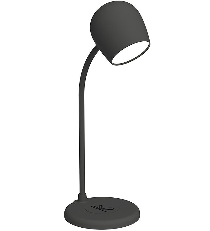 Kreafunk Lampe m. Oplader + Højtaler - Ellie - Sort